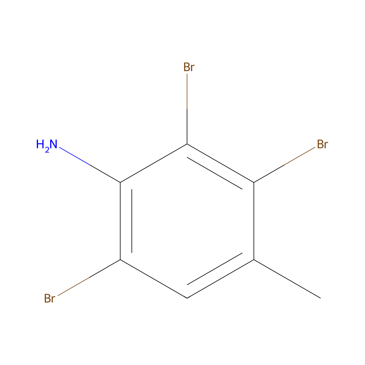 2,3,6-Tribromo-4-methylaniline molecular structure, CAS 1214890-59-1