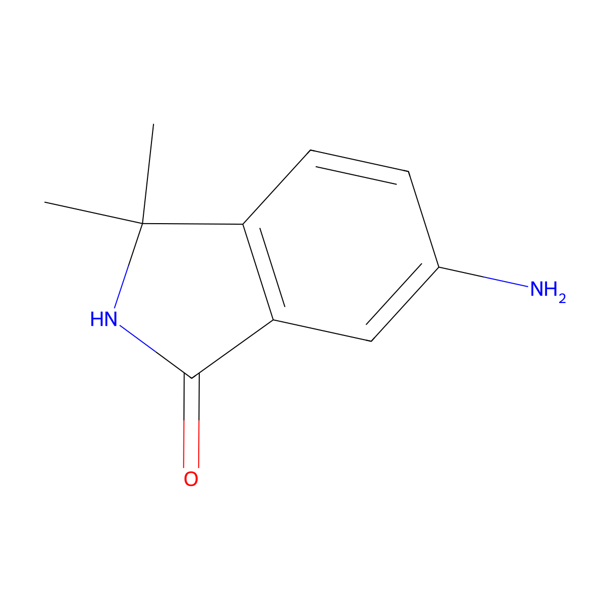 6-Amino-2,3-dihydro-3,3-dimethyl-1H-isoindol-1-one molecular structure, CAS 1214900-71-6