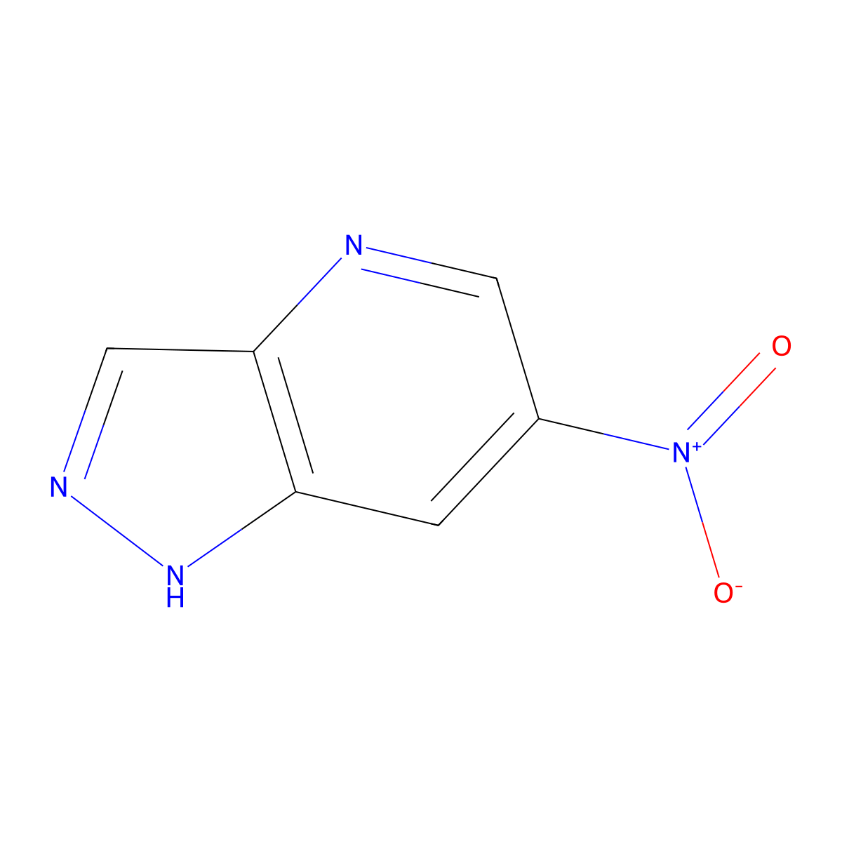 6-Nitro-1H-pyrazolo[4,3-B]pyridine molecular structure, CAS 1214900-79-4