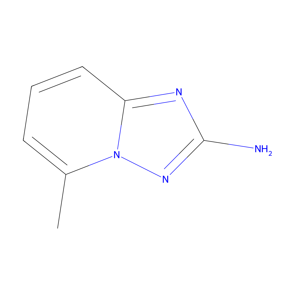 5-Methyl-[1,2,4]triazolo[1,5-a]pyridin-2-amine molecular structure, CAS 1214901-53-7