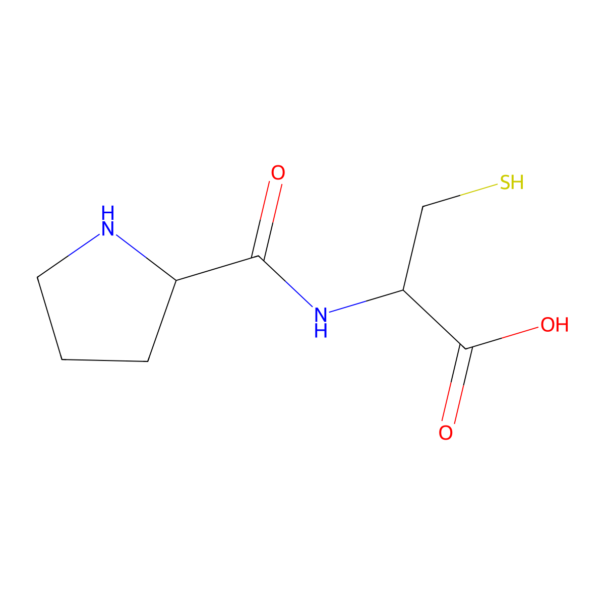Pro-Cys molecular structure, CAS 121491-14-3