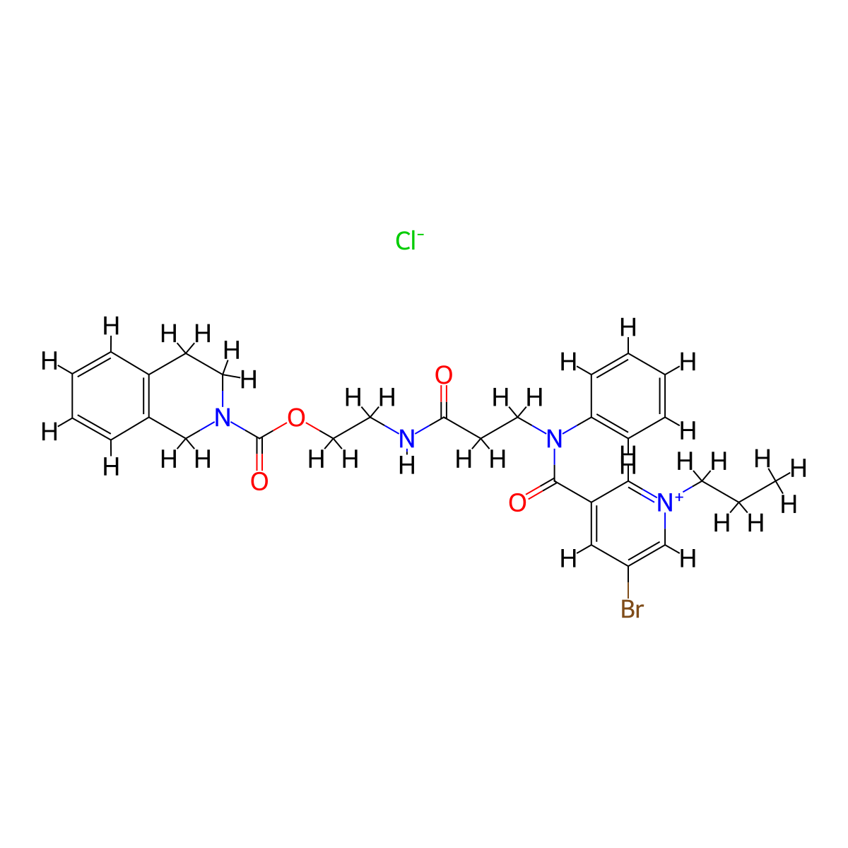 TCV-309 chloride molecular structure, CAS 121494-09-5