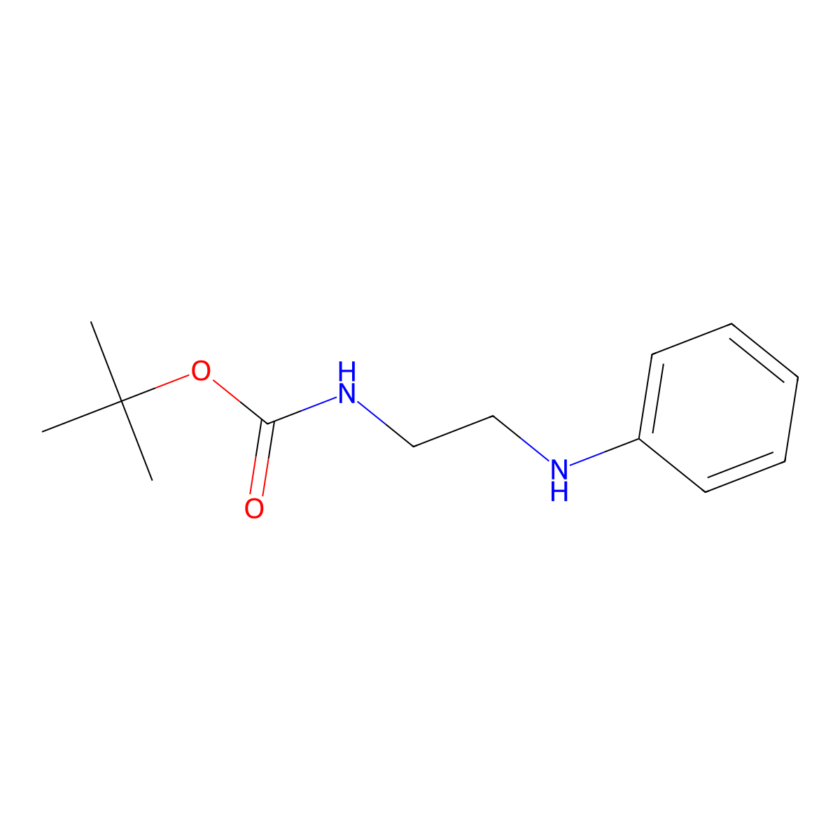 Tert-butyl (2-(phenylamino)ethyl)carbamate molecular structure, CAS 121494-52-8