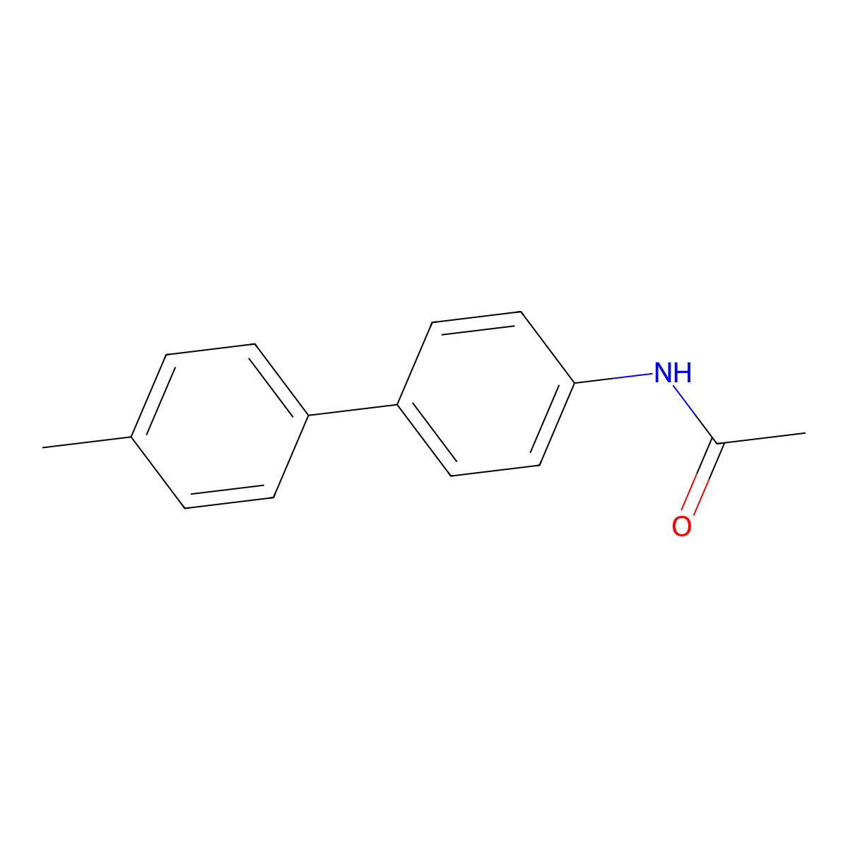 Acetanilide, 4'-p-tolyl- molecular structure, CAS 1215-21-0