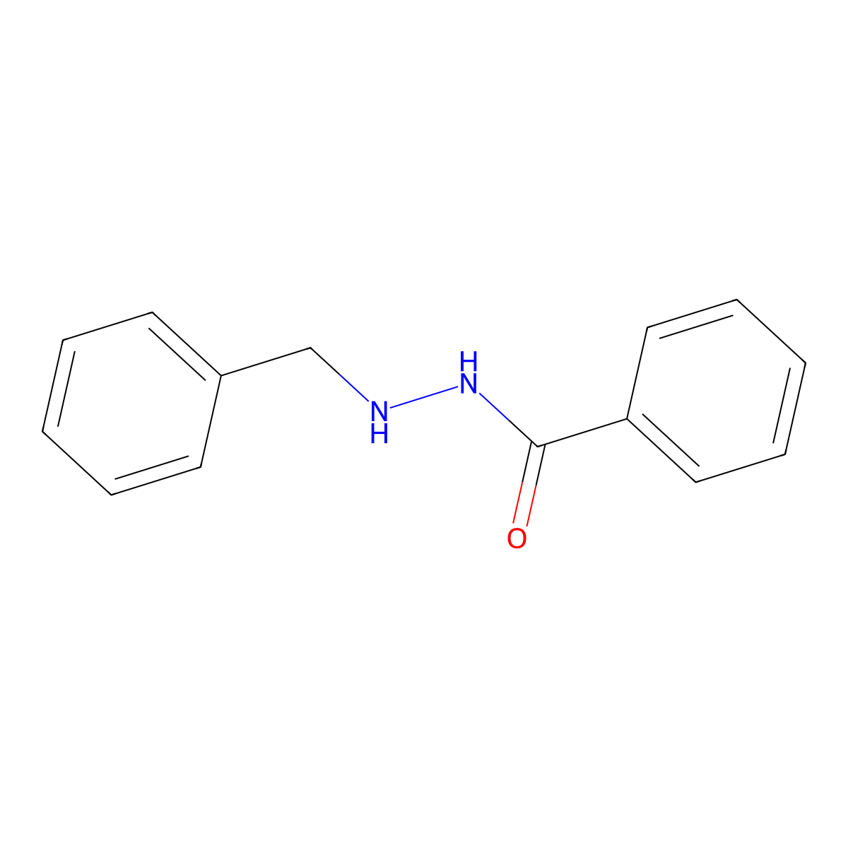 N'-Benzylbenzohydrazide molecular structure, CAS 1215-52-7