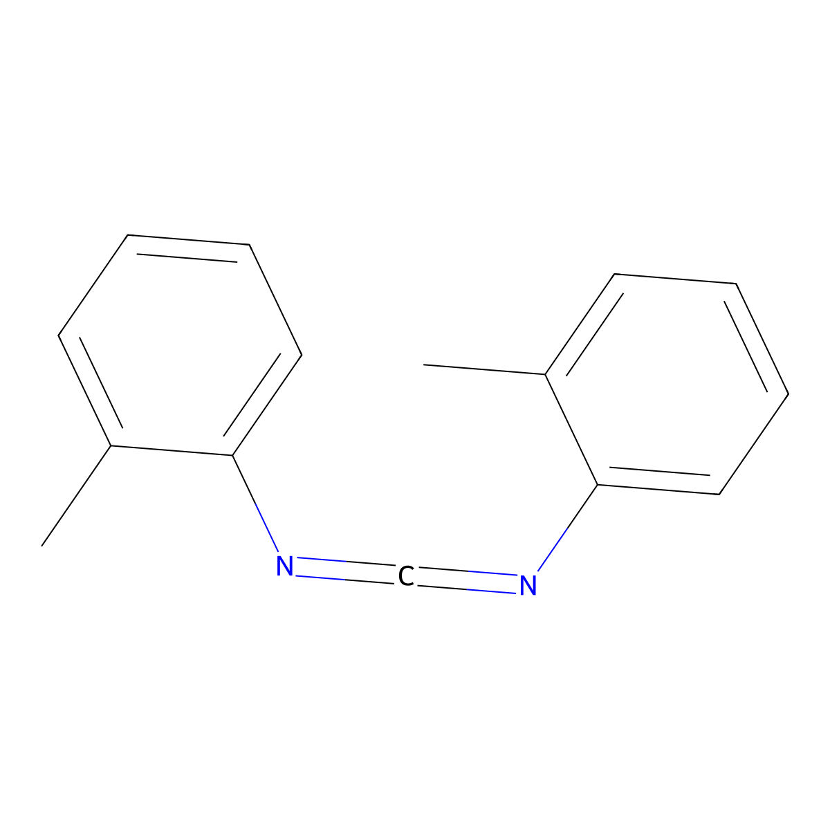 Benzenamine, N,N'-methanetetraylbis(2-methyl- molecular structure, CAS 1215-57-2