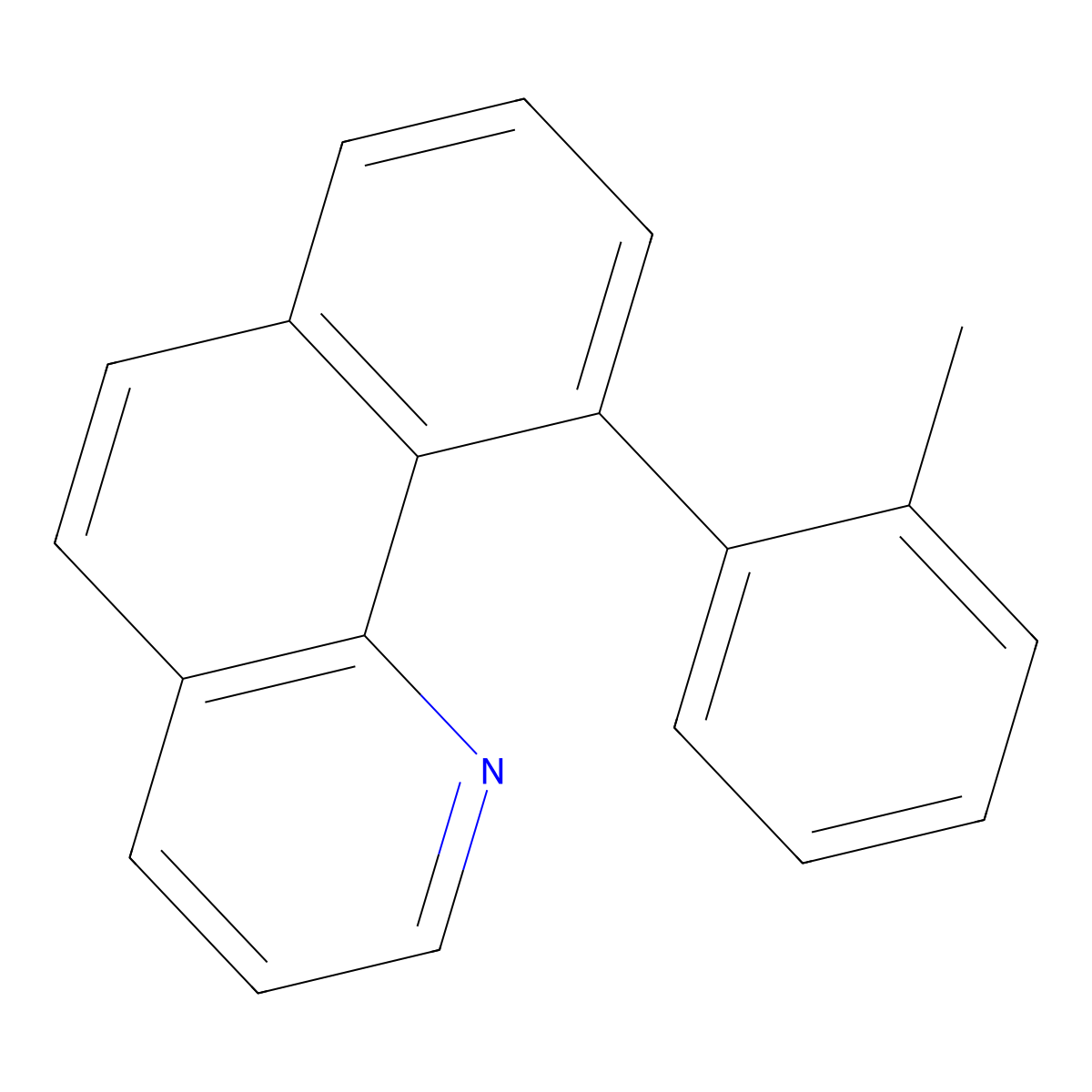 10-(2-Methylphenyl)benzo[h]quinoline molecular structure, CAS 1215003-81-8