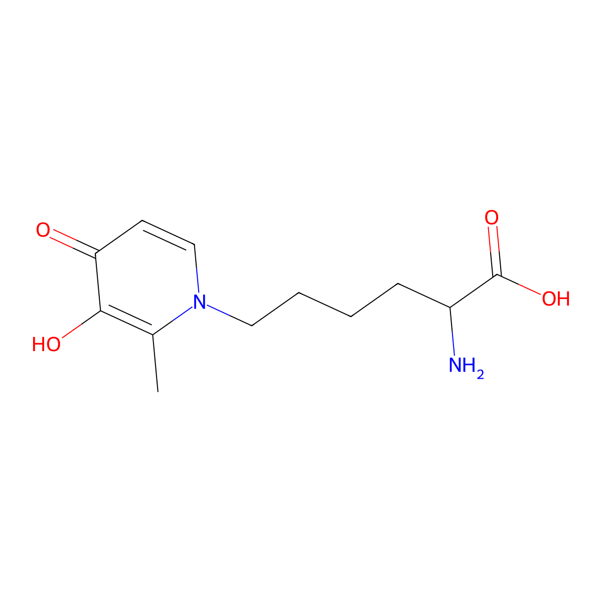 Maltosine molecular structure, CAS 121502-04-3