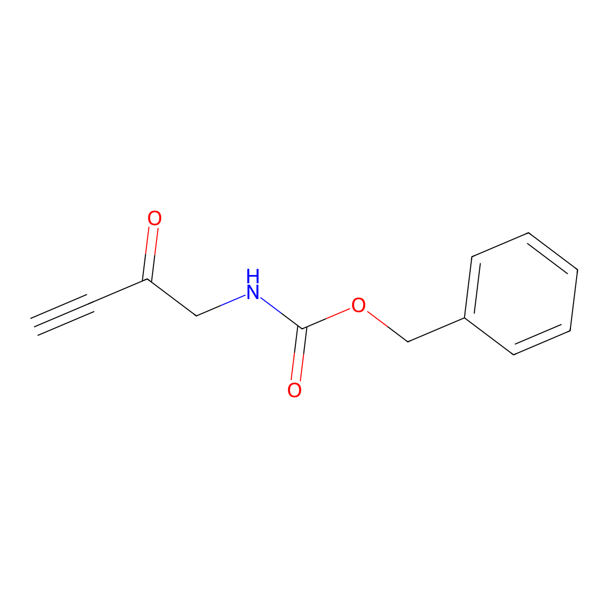 Benzyl N-(2-oxobut-3-YN-1-YL)carbamate molecular structure, CAS 121505-95-1