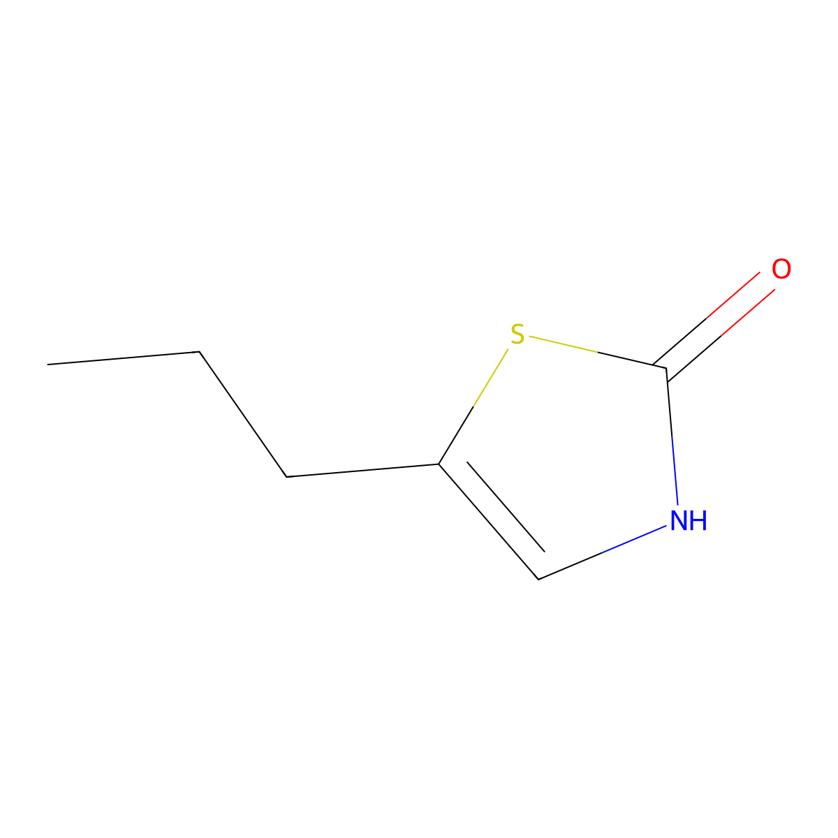 2-Hydroxy-5-(n-propyl)thiazole molecular structure, CAS 1215072-82-4