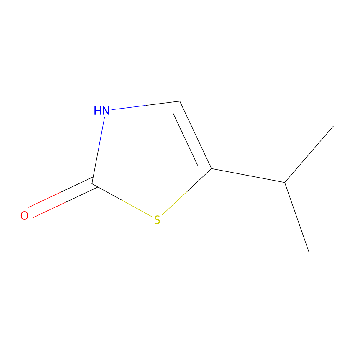 5-Isopropylthiazol-2-ol molecular structure, CAS 1215072-85-7