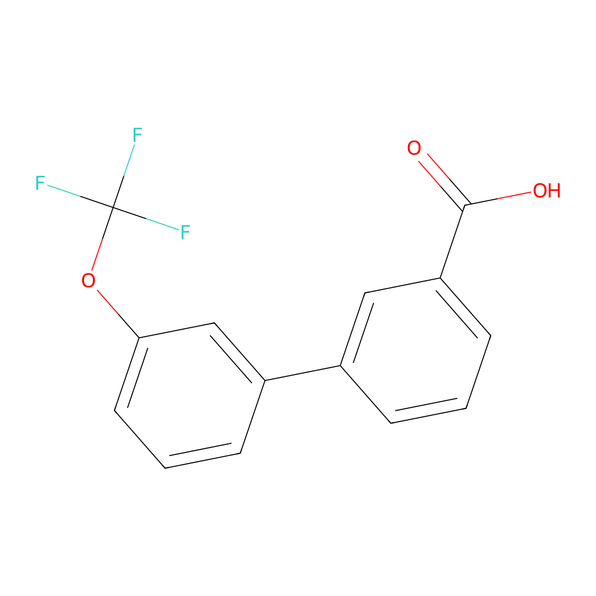 3'-(Trifluoromethoxy)biphenyl-3-carboxylic acid molecular structure, CAS 1215206-30-6