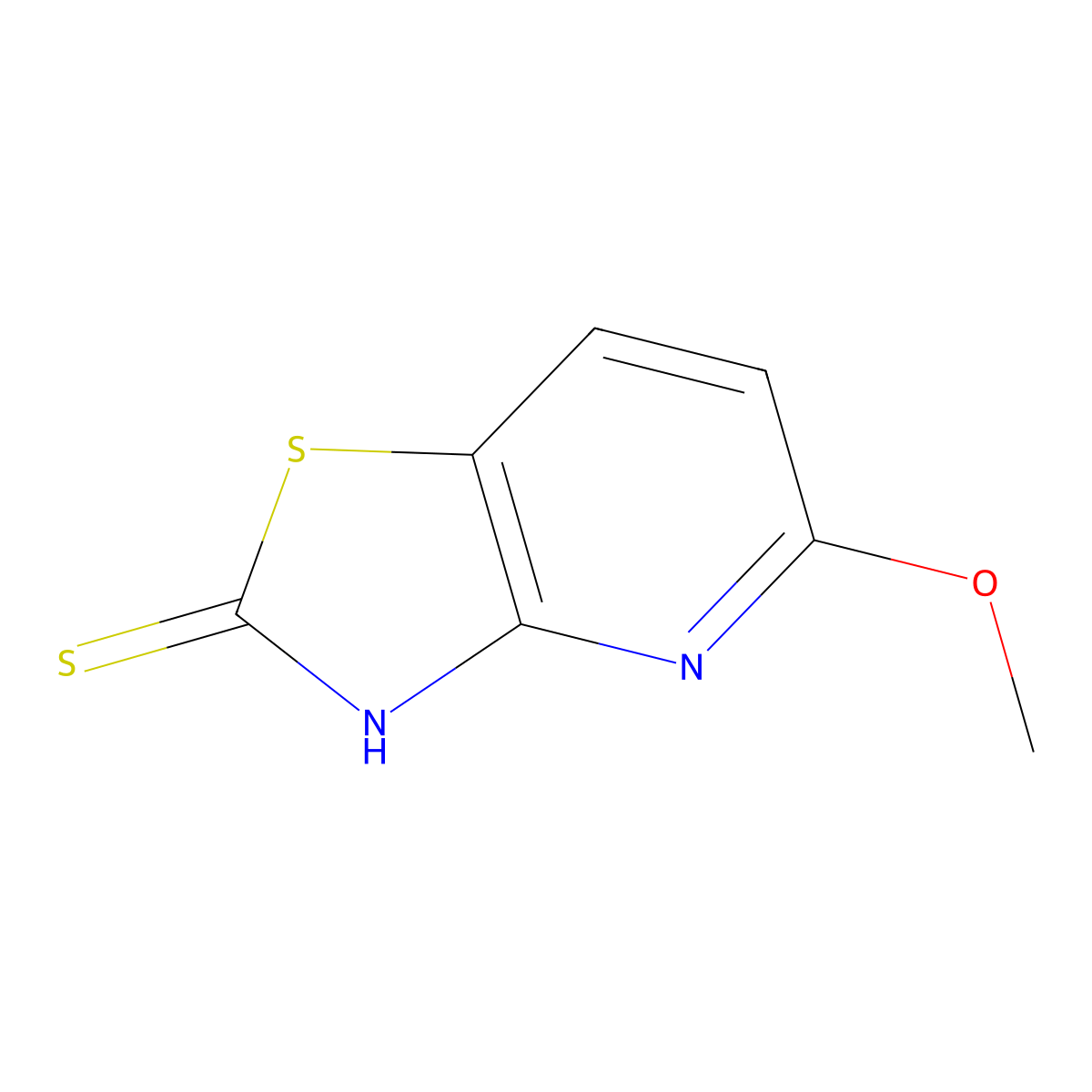 5-Methoxythiazolo[4,5-b]pyridine-2-thiol molecular structure, CAS 1215206-53-3