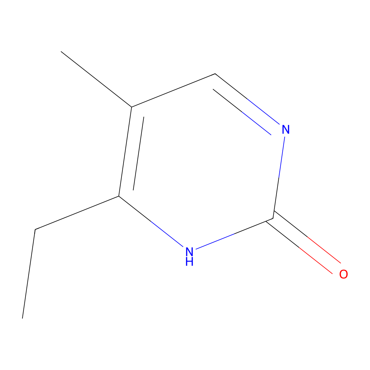 4-Ethyl-5-methylpyrimidin-2-ol molecular structure, CAS 1215295-84-3