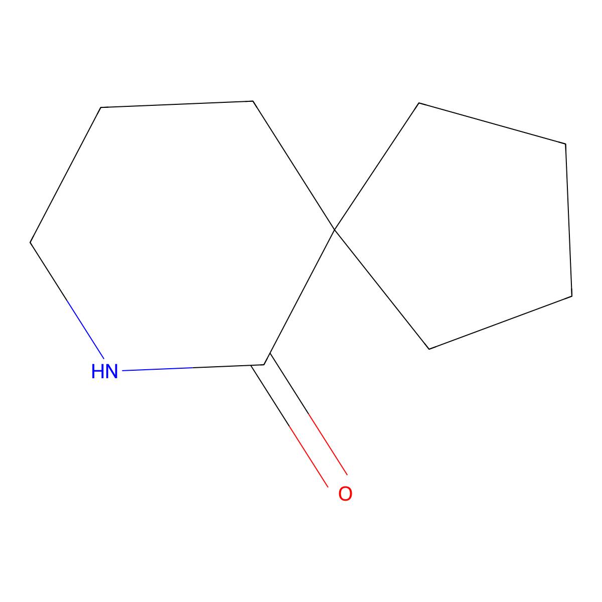 7-Azaspiro(4.5)decan-6-one molecular structure, CAS 1215295-95-6