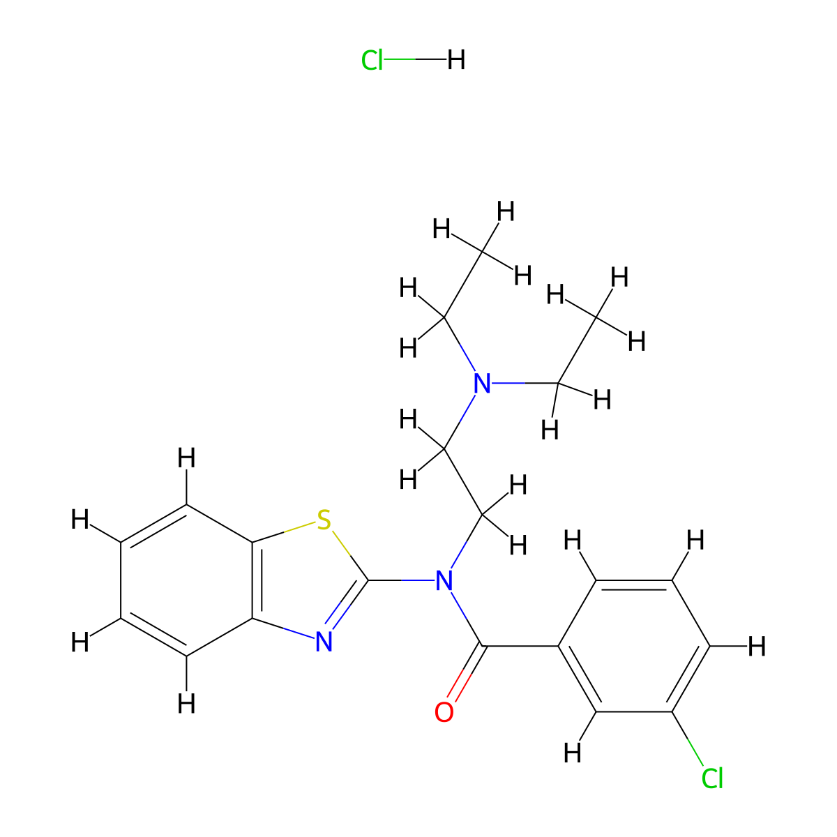 N-(1,3-Benzothiazol-2-YL)-3-chloro-N-[2-(diethylamino)ethyl]benzamide hydrochloride molecular structure, CAS 1215399-80-6
