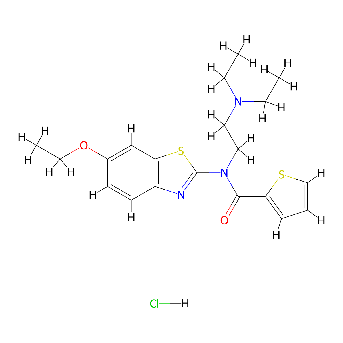 N-[2-(Diethylamino)ethyl]-N-(6-ethoxy-1,3-benzothiazol-2-YL)thiophene-2-carboxamide hydrochloride molecular structure, CAS 1215469-96-7