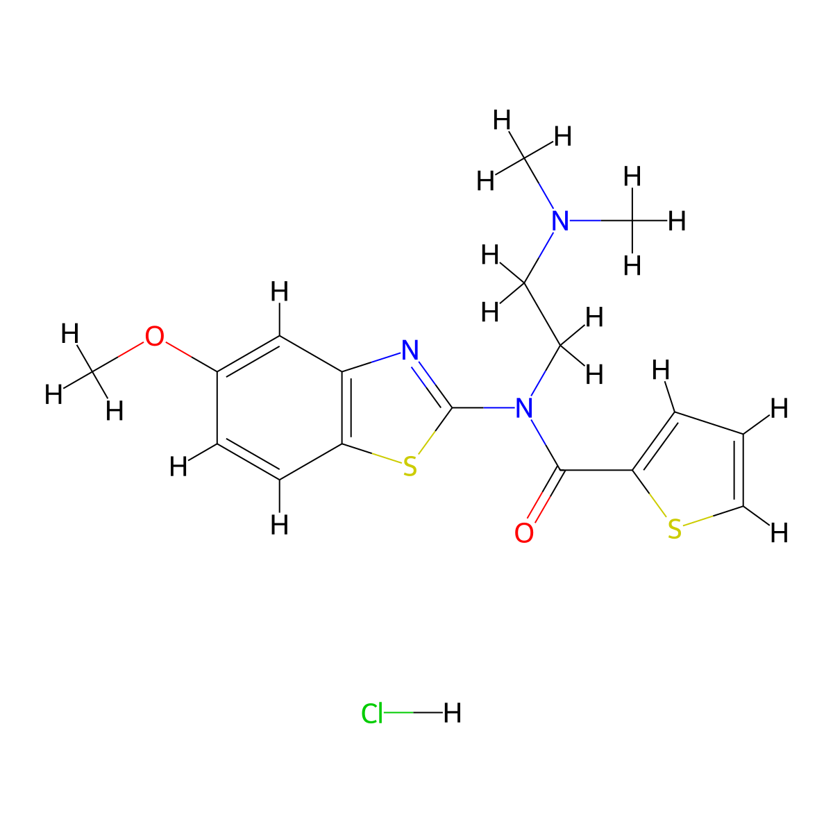N-(2-(dimethylamino)ethyl)-N-(5-methoxybenzo[d]thiazol-2-yl)thiophene-2-carboxamide hydrochloride molecular structure, CAS 1215515-87-9
