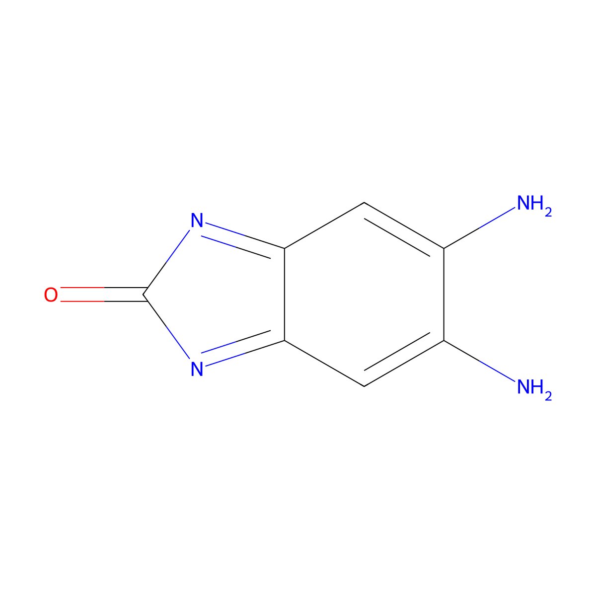 5,6-Diamino-2H-benzo[d]imidazol-2-one molecular structure, CAS 1215520-82-3