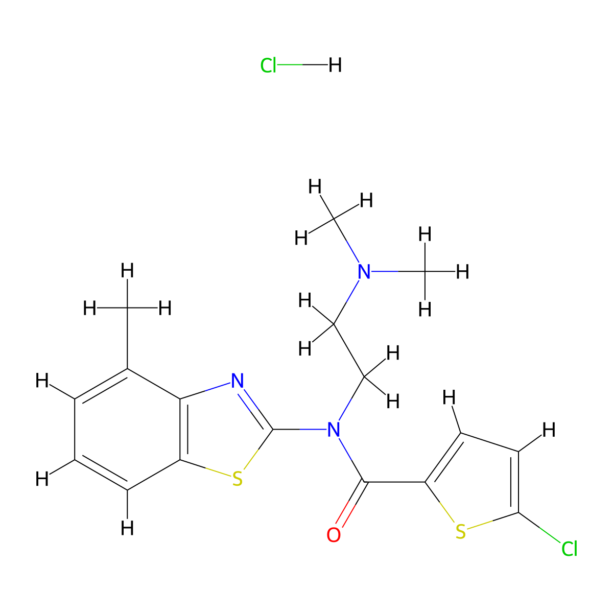 5-chloro-N-(2-(dimethylamino)ethyl)-N-(4-methylbenzo[d]thiazol-2-yl)thiophene-2-carboxamide hydrochloride molecular structure, CAS 1215521-43-9