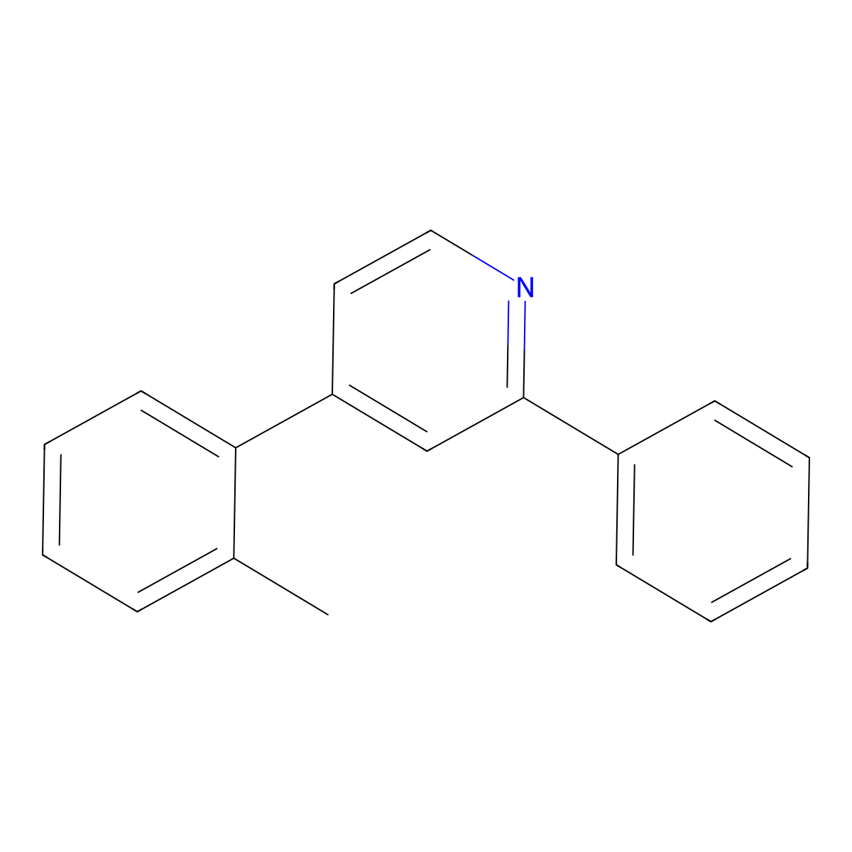 2-Phenyl-4-o-tolylpyridine molecular structure, CAS 1215556-61-8