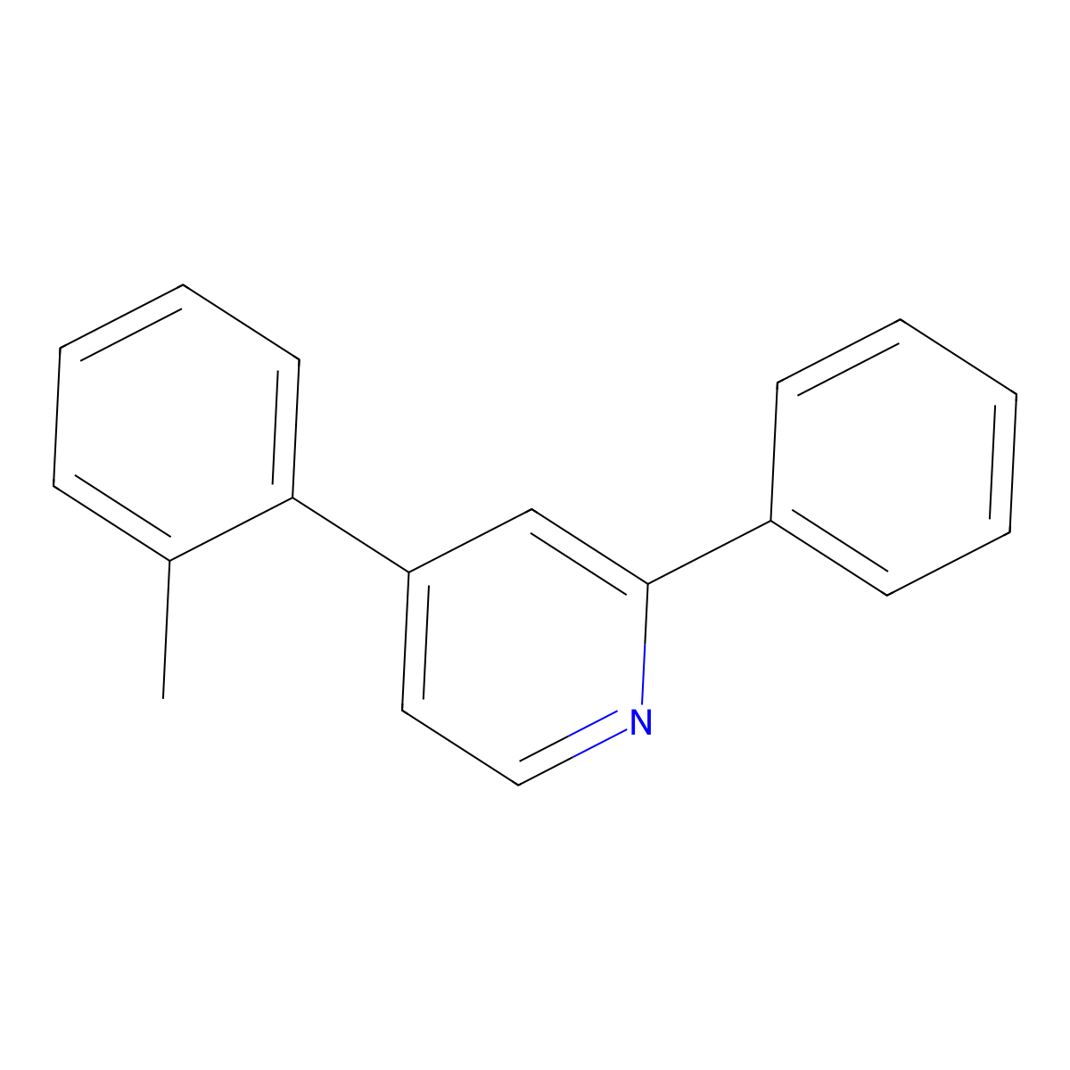 2-Phenyl-4-o-tolylpyridine molecular structure, CAS 1215556-61-8