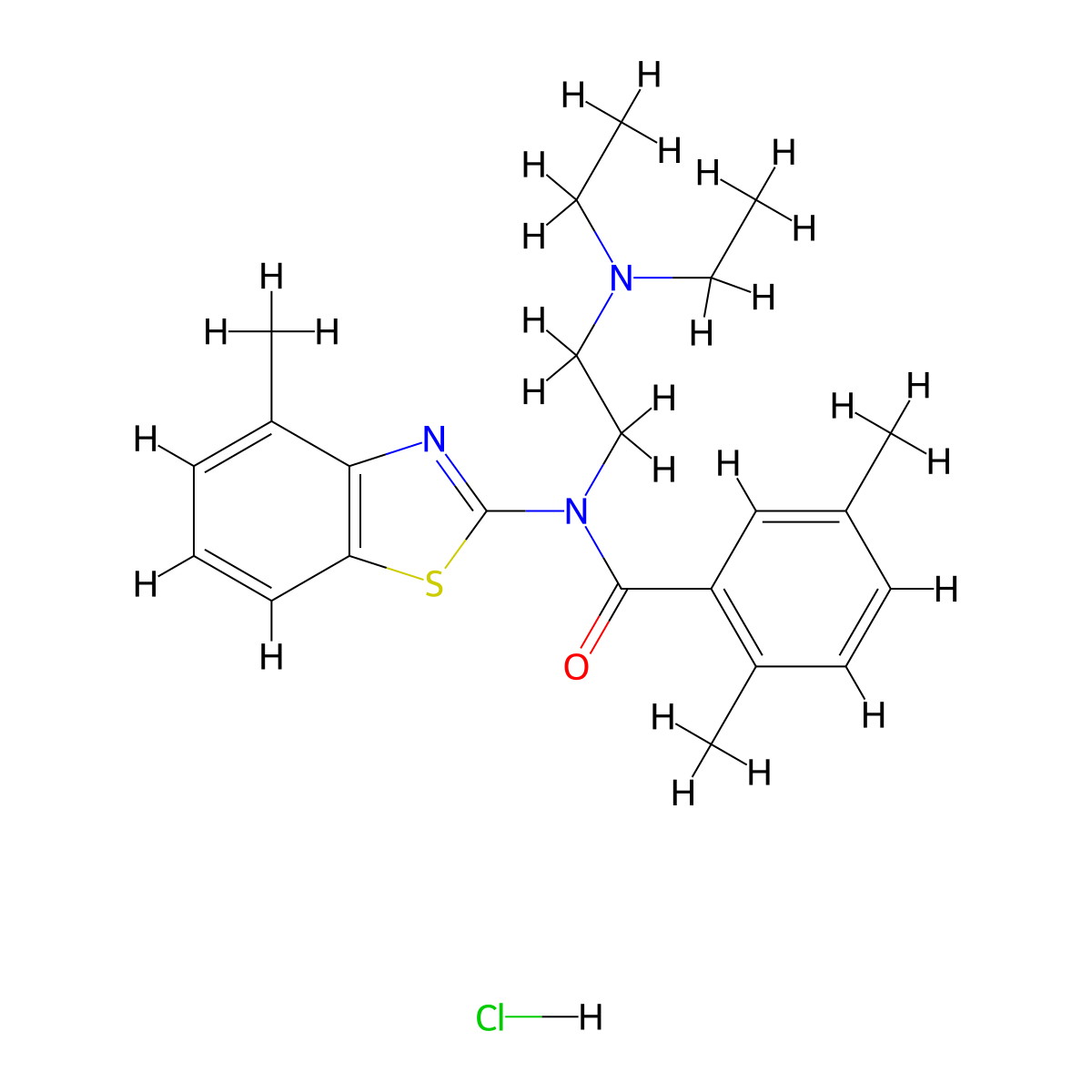 N-(2-(diethylamino)ethyl)-2,5-dimethyl-N-(4-methylbenzo[d]thiazol-2-yl)benzamide hydrochloride molecular structure, CAS 1215581-48-8