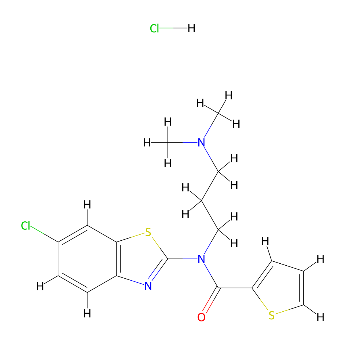 N-(6-Chloro-1,3-benzothiazol-2-YL)-N-[3-(dimethylamino)propyl]thiophene-2-carboxamide hydrochloride molecular structure, CAS 1215644-29-3