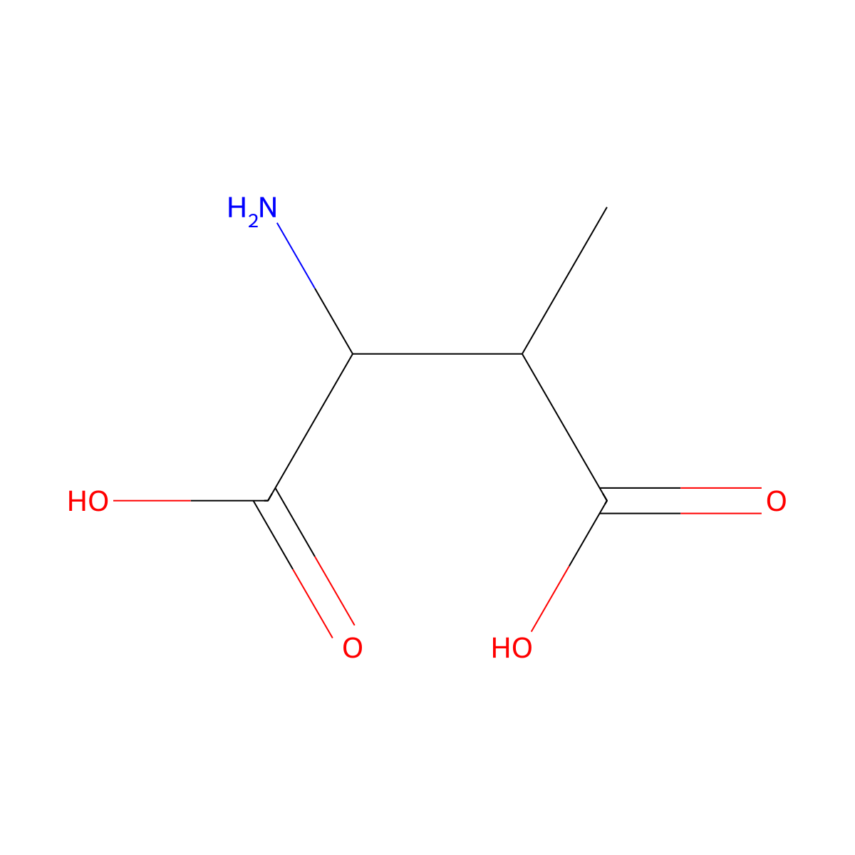 3-Methyl-DL-aspartic acid molecular structure, CAS 121570-10-3