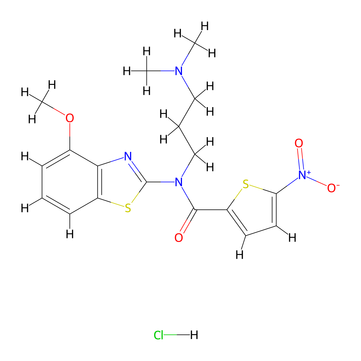 N-(3-(dimethylamino)propyl)-N-(4-methoxybenzo[d]thiazol-2-yl)-5-nitrothiophene-2-carboxamide hydrochloride molecular structure, CAS 1215749-44-2