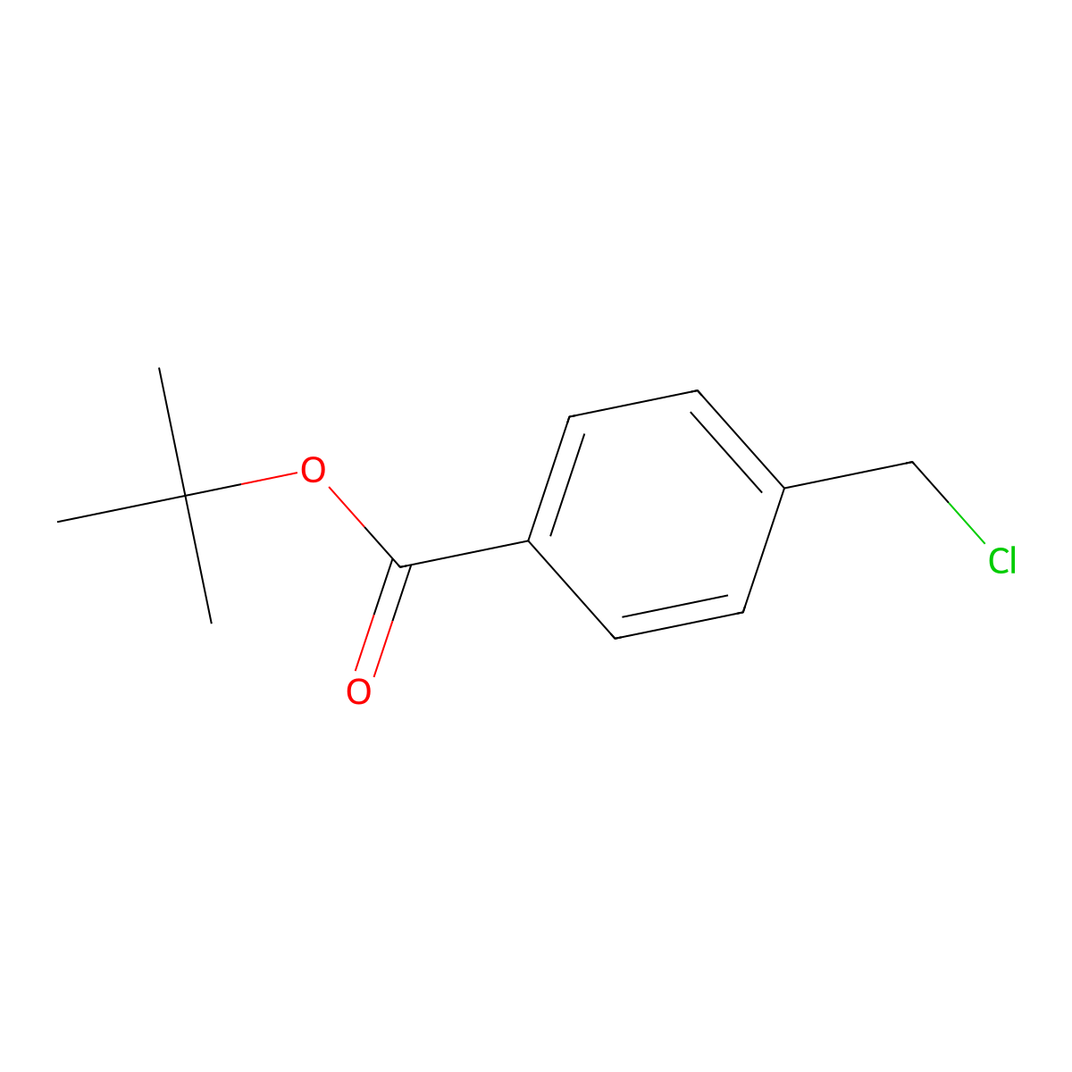 tert-Butyl 4-(chloromethyl)benzoate molecular structure, CAS 121579-86-0
