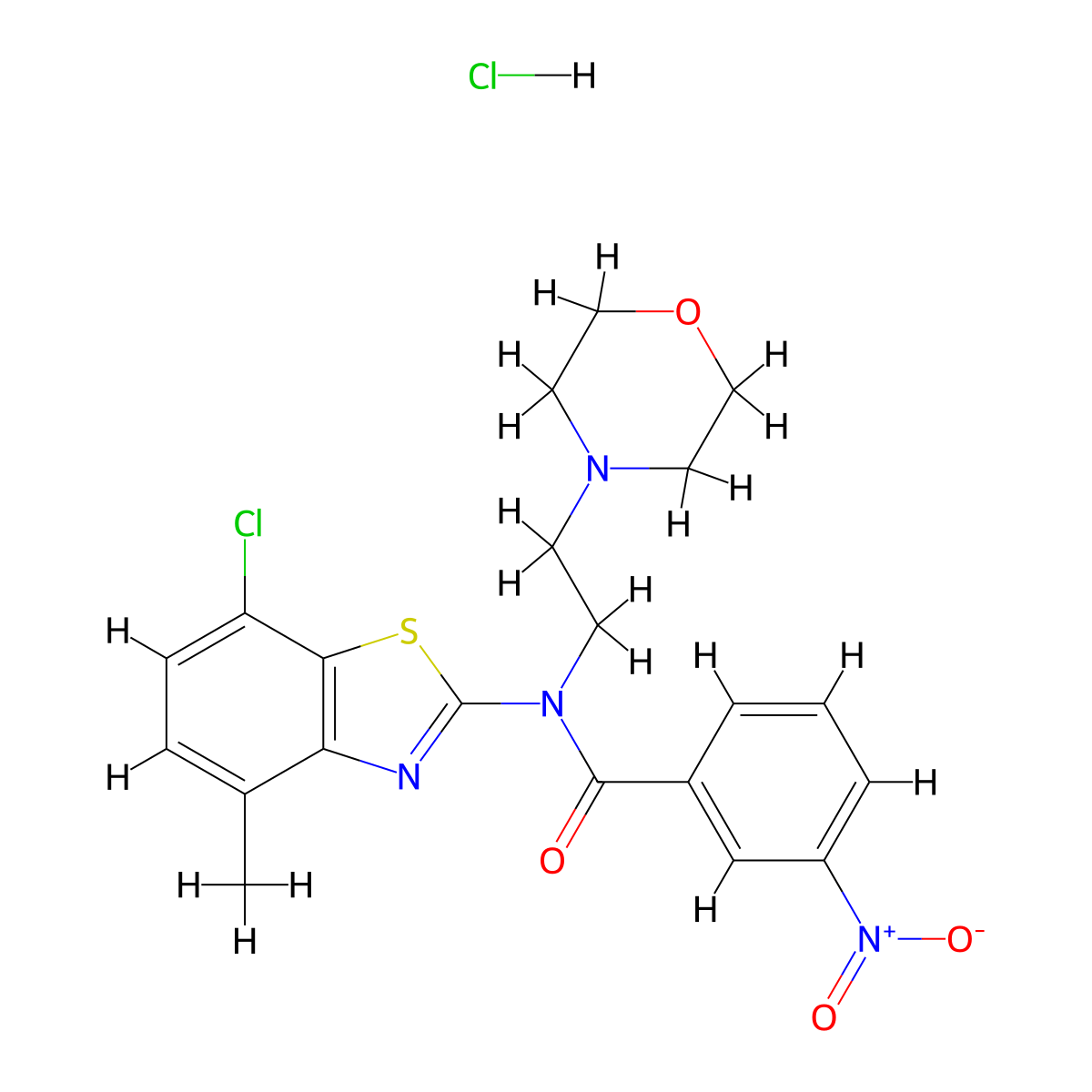 N-(7-chloro-4-methylbenzo[d]thiazol-2-yl)-N-(2-morpholinoethyl)-3-nitrobenzamide hydrochloride molecular structure, CAS 1215817-09-6