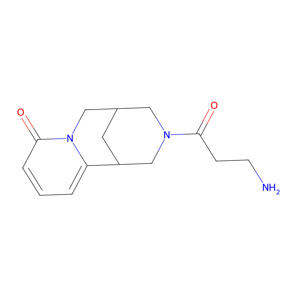 11-(3-Aminopropanoyl)-7,11-diazatricyclo[7.3.1.0,2,7]trideca-2,4-dien-6-one molecular structure, CAS 1215898-19-3
