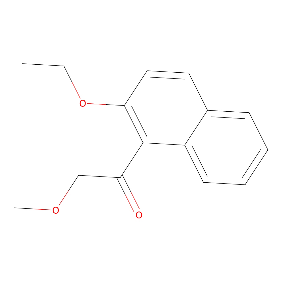 1-(2-Ethoxy-1-naphthalenyl)-2-methoxyethanone molecular structure, CAS 1215906-91-4