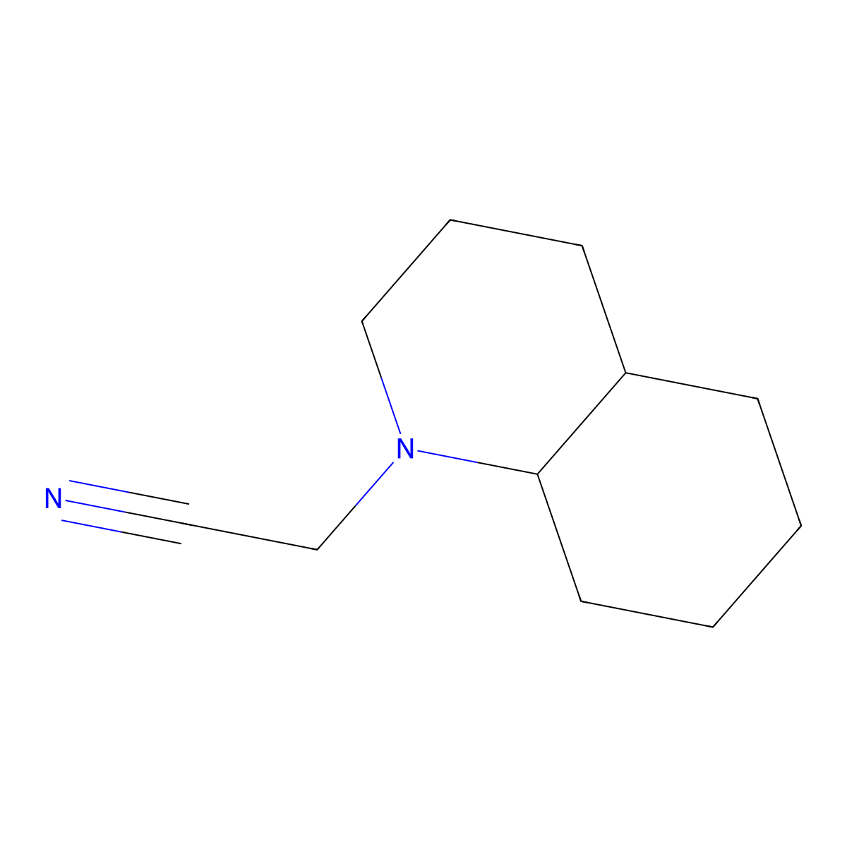 2-(Decahydroquinolin-1-yl)acetonitrile molecular structure, CAS 1215956-88-9