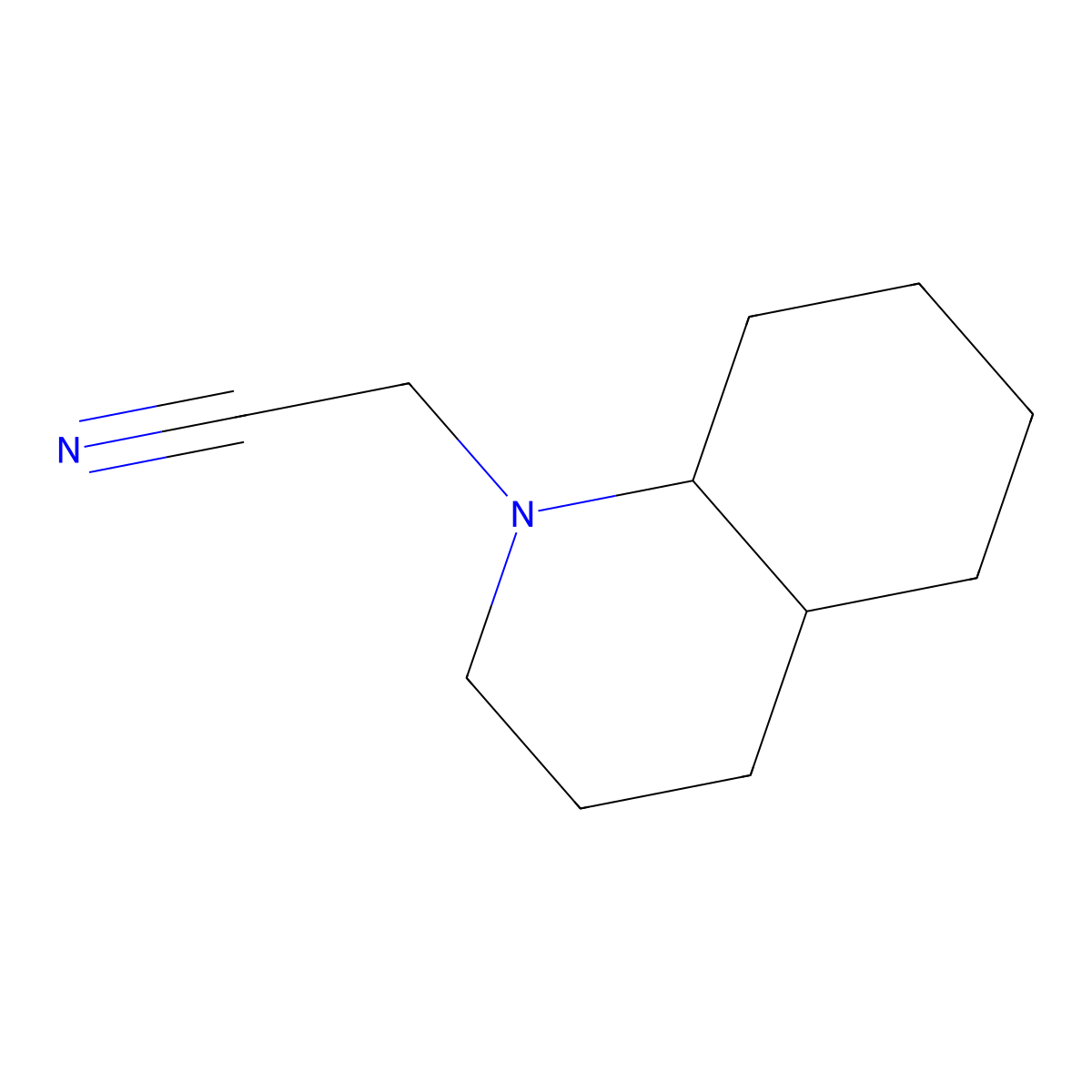 2-(Decahydroquinolin-1-yl)acetonitrile molecular structure, CAS 1215956-88-9