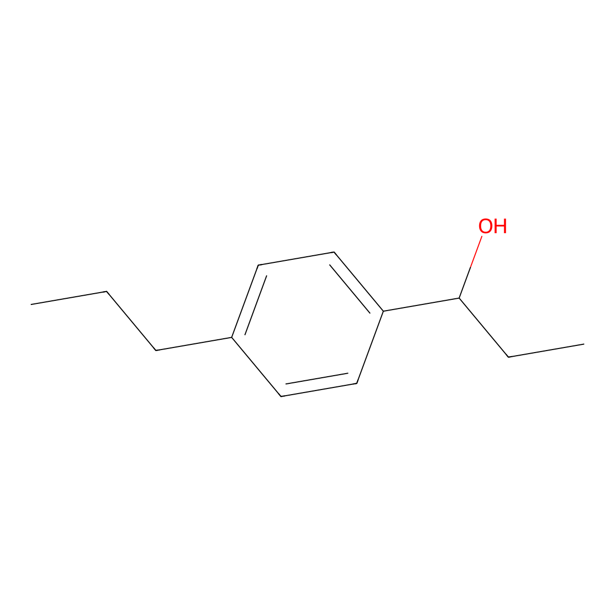 1-(4-n-Propylphenyl)-1-propanol molecular structure, CAS 1215975-15-7