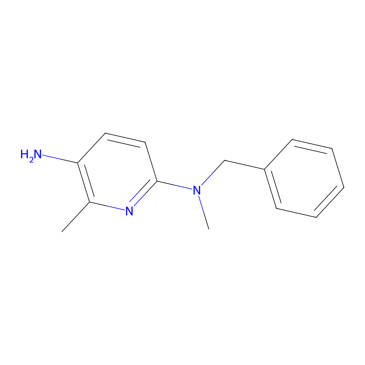 N2-Benzyl-N2,6-dimethylpyridine-2,5-diamine molecular structure, CAS 1216010-36-4
