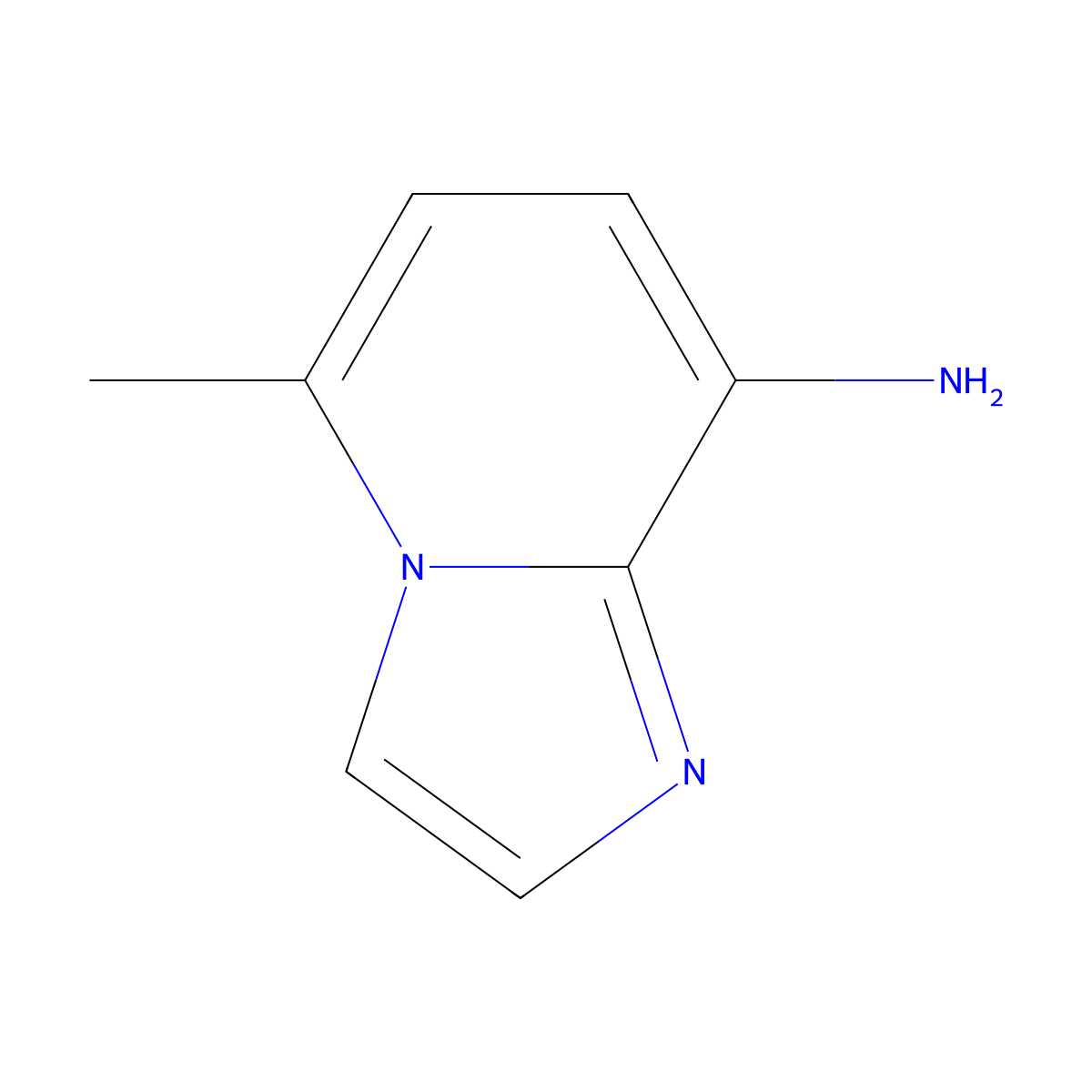 5-Methylimidazo[1,2-A]pyridin-8-amine molecular structure, CAS 1216028-59-9