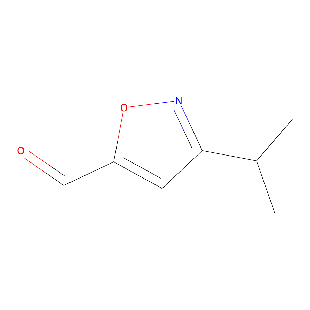 3-(Propan-2-yl)-1,2-oxazole-5-carbaldehyde molecular structure, CAS 121604-54-4