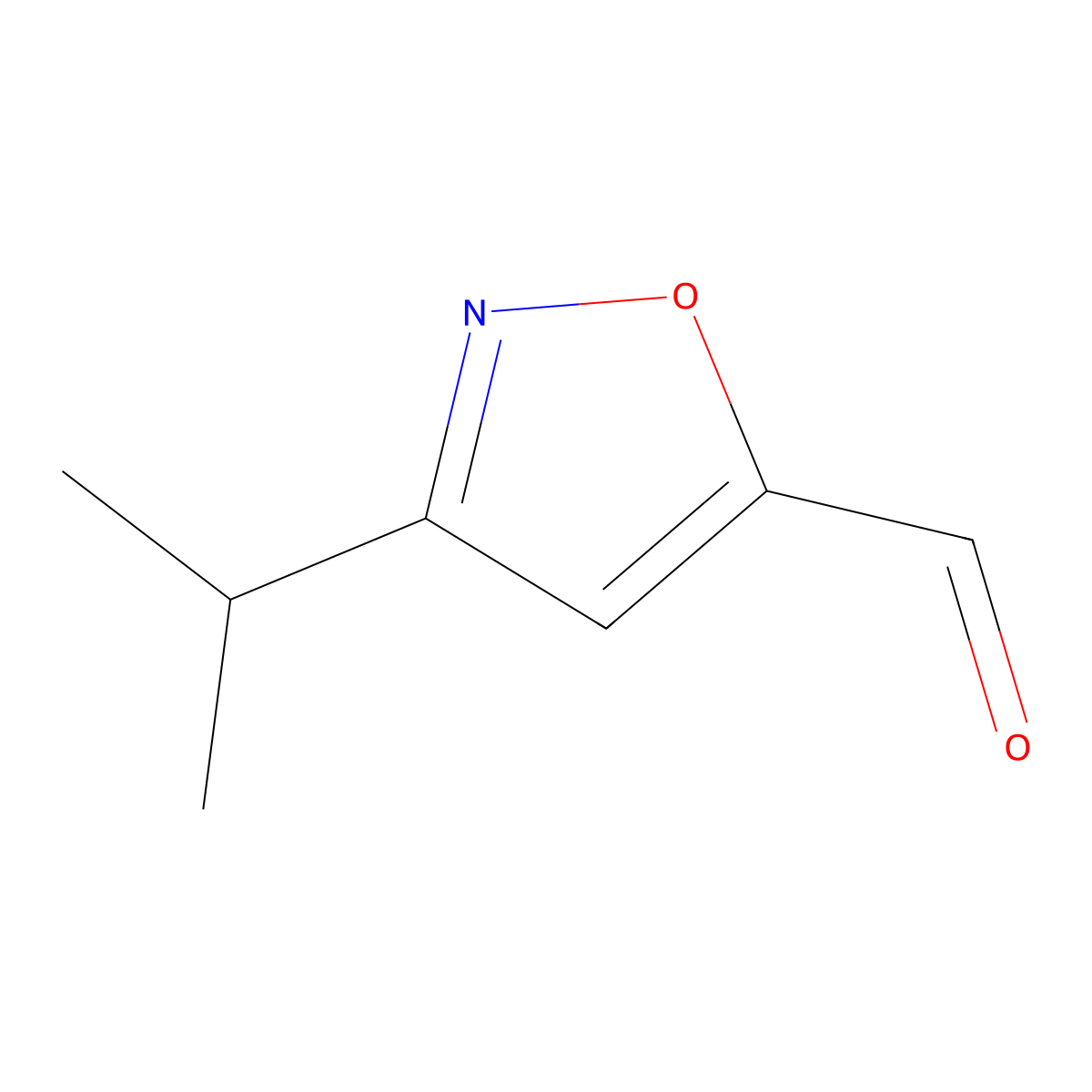 3-(Propan-2-yl)-1,2-oxazole-5-carbaldehyde molecular structure, CAS 121604-54-4