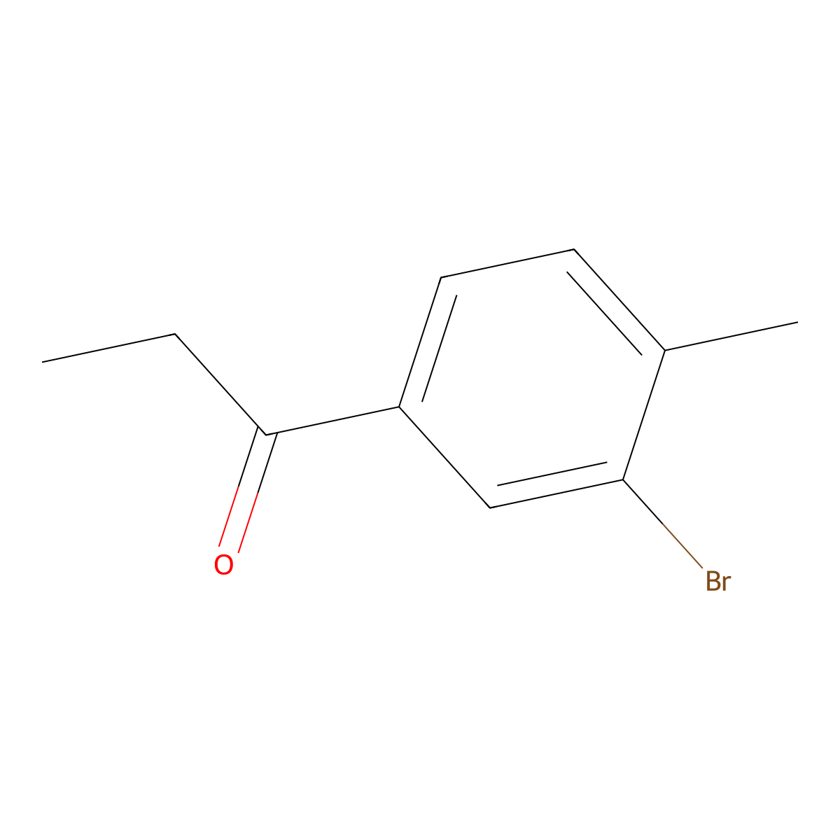 1-Propanone, 1-(3-bromo-4-methylphenyl)- molecular structure, CAS 1216065-71-2