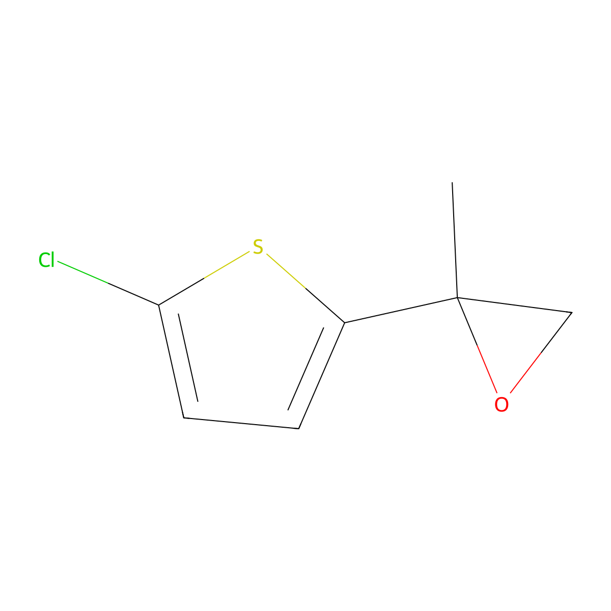 2-(5-Chlorothiophen-2-yl)-2-methyloxirane molecular structure, CAS 1216088-20-8