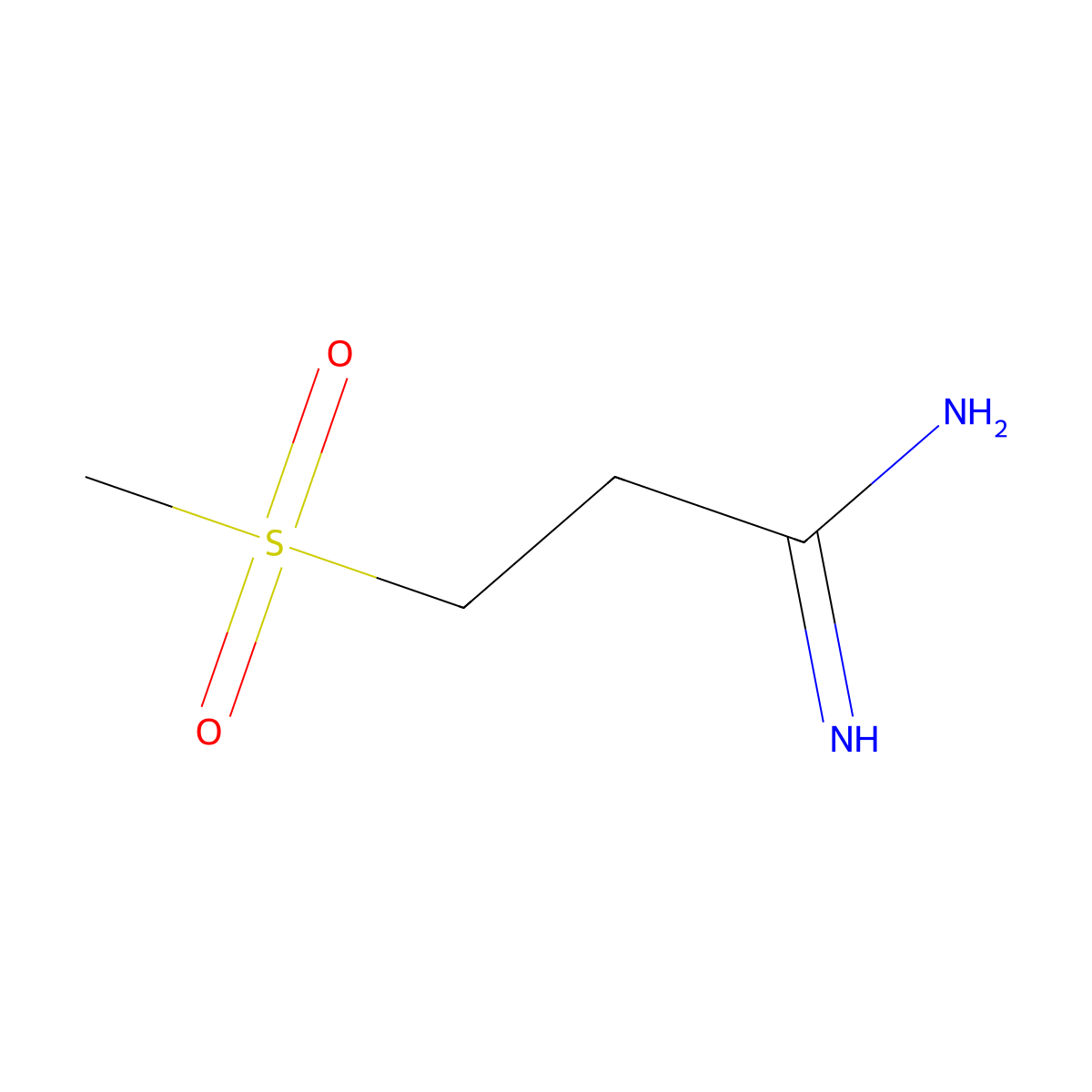 3-(Methylsulfonyl)-propanimidamide molecular structure, CAS 1216141-63-7