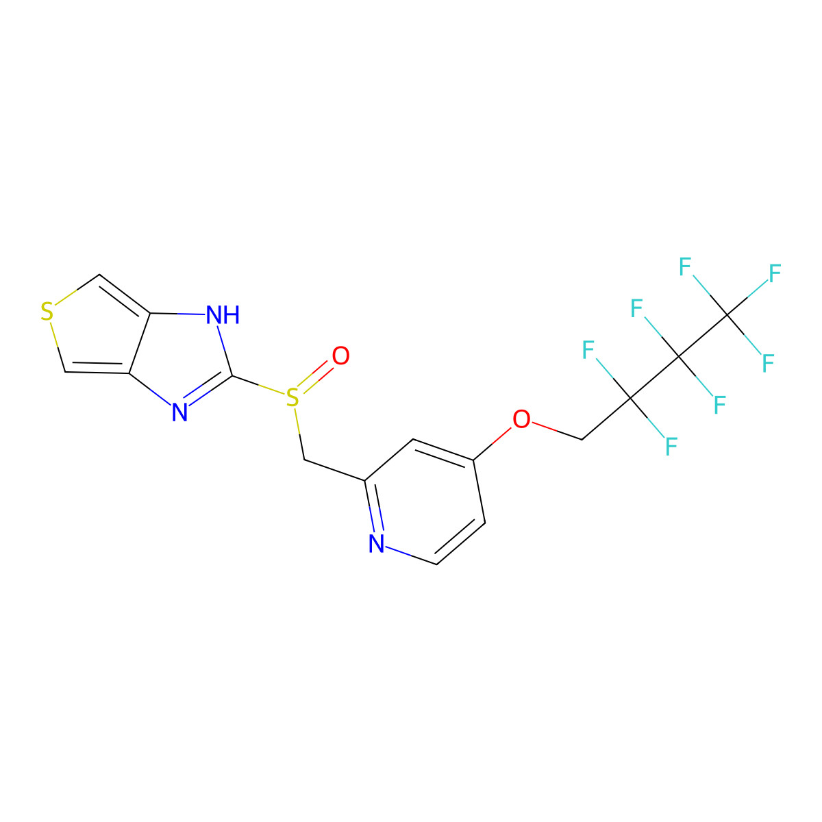 Saviprazole molecular structure, CAS 121617-11-6