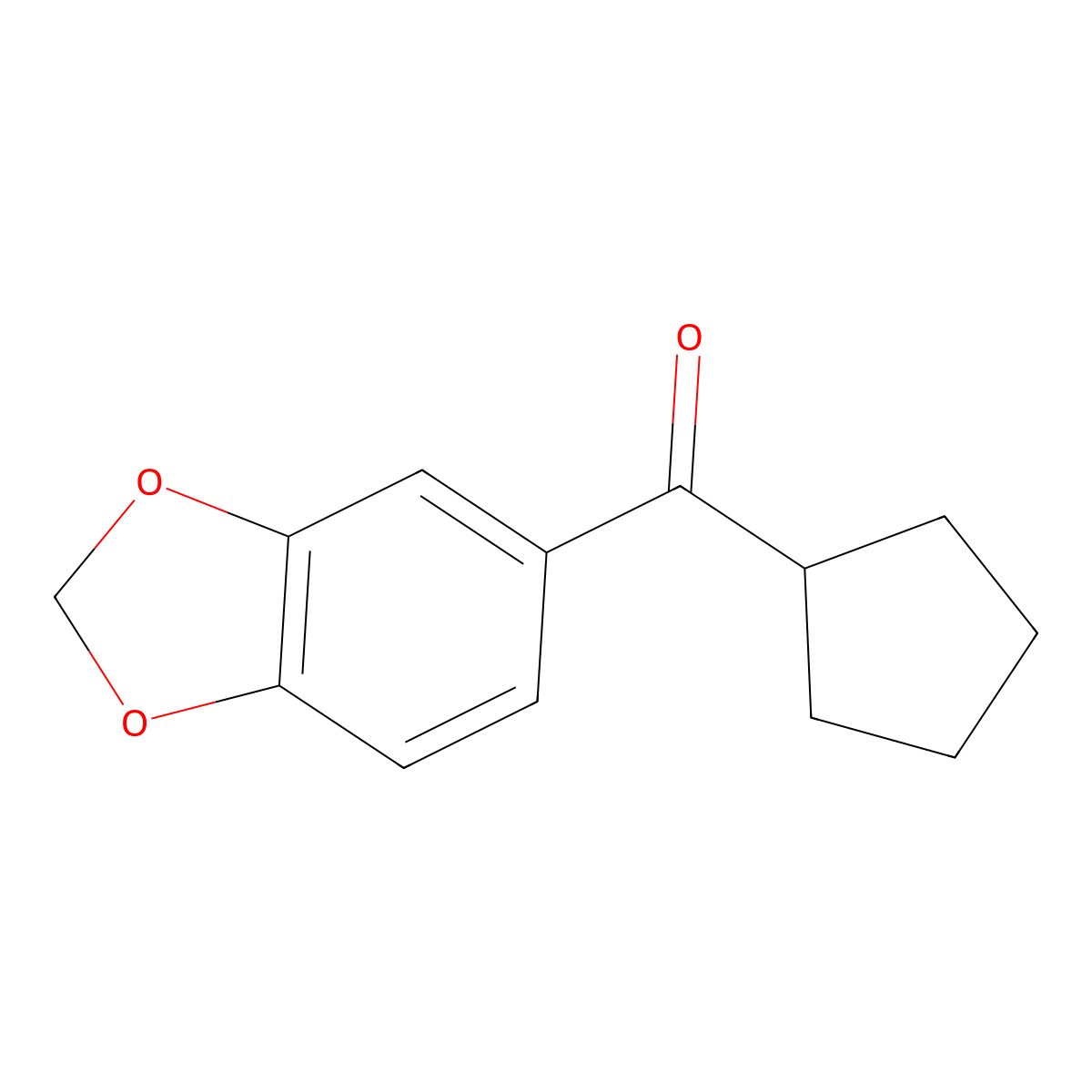1,3-BenZodioxol-5-ylcyclopentylmethanone molecular structure, CAS 1216181-53-1