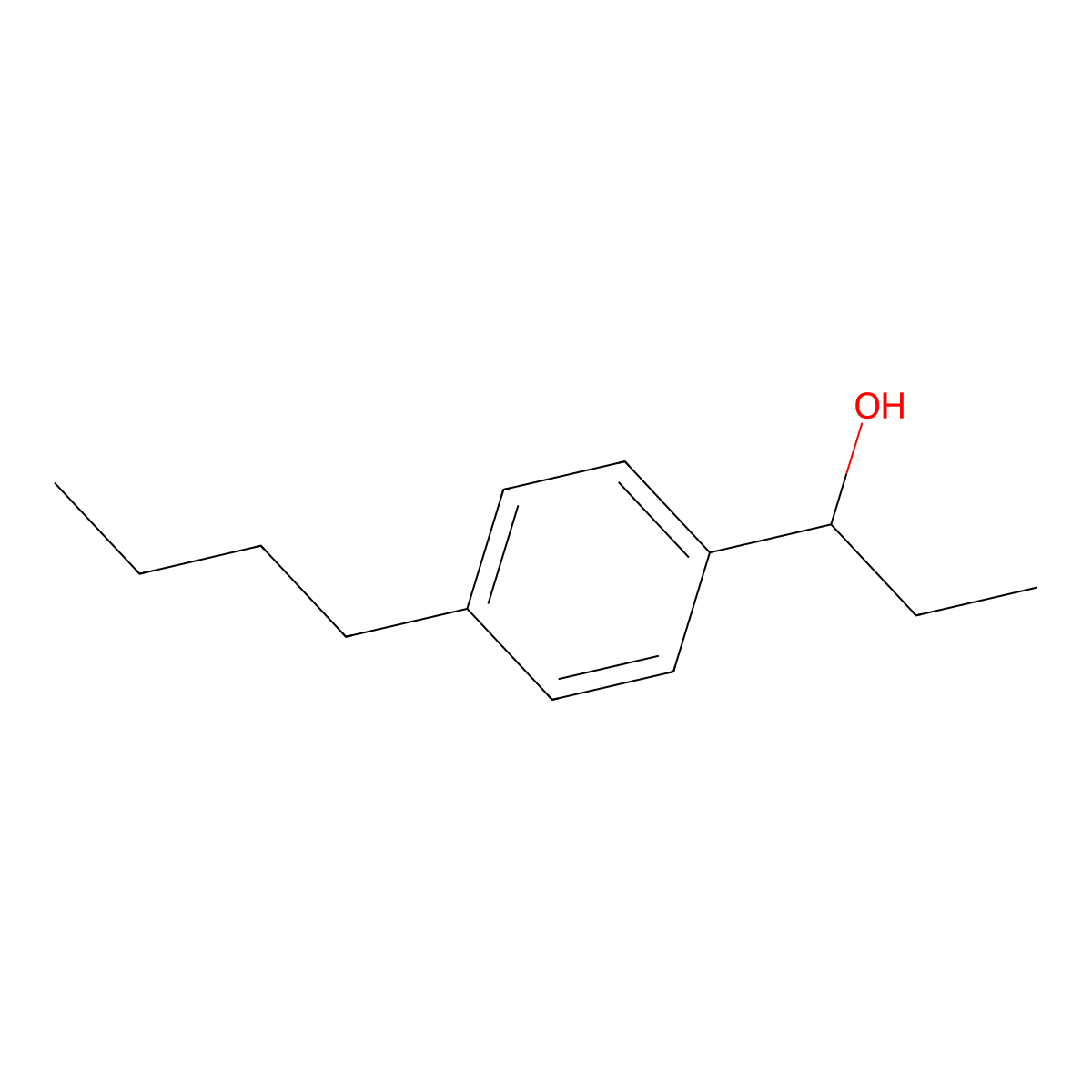 1-(4-Butylphenyl)propan-1-ol molecular structure, CAS 1216203-55-2
