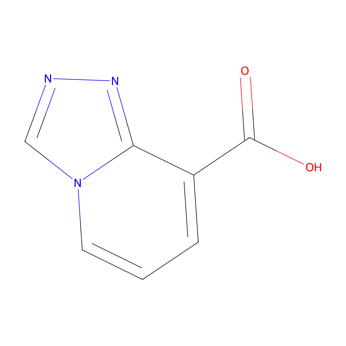 [1,2,4]Triazolo[4,3-A]pyridine-8-carboxylic acid molecular structure, CAS 1216218-95-9