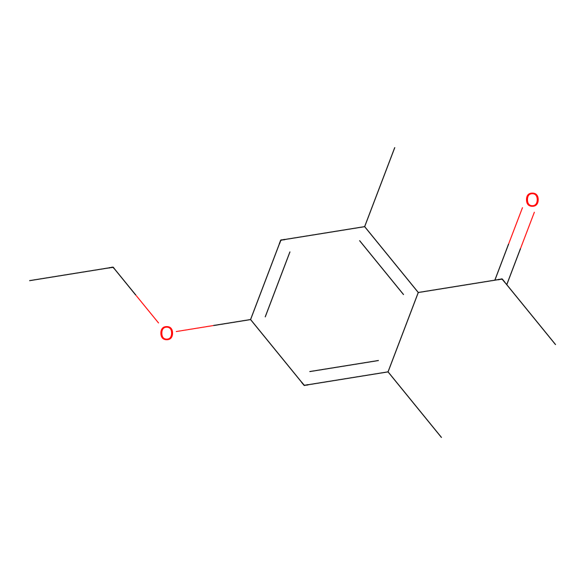 1-(4-Ethoxy-2,6-dimethylphenyl)ethanone molecular structure, CAS 1216222-72-8