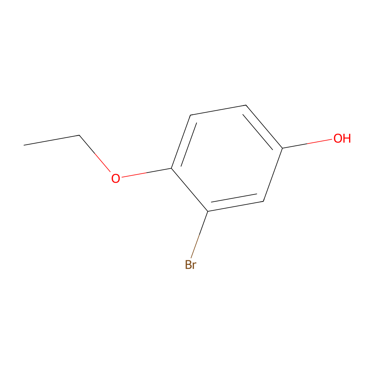 3-Bromo-4-ethoxy-phenol molecular structure, CAS 1216224-85-9